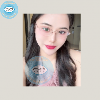 Gọng kính kim loại mã 6174